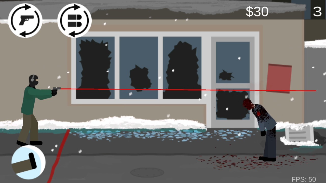 Flat Zombies Defense Cleanup Android
